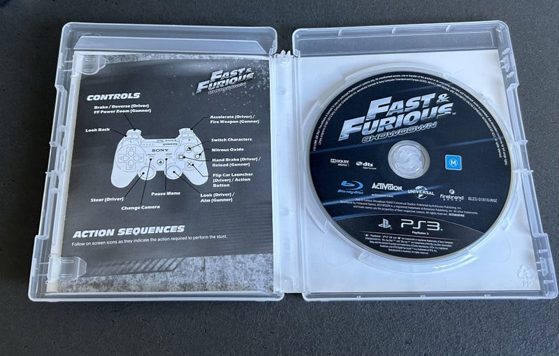 Fast & Furious Showdown - PS3 - Complete Carousel 2