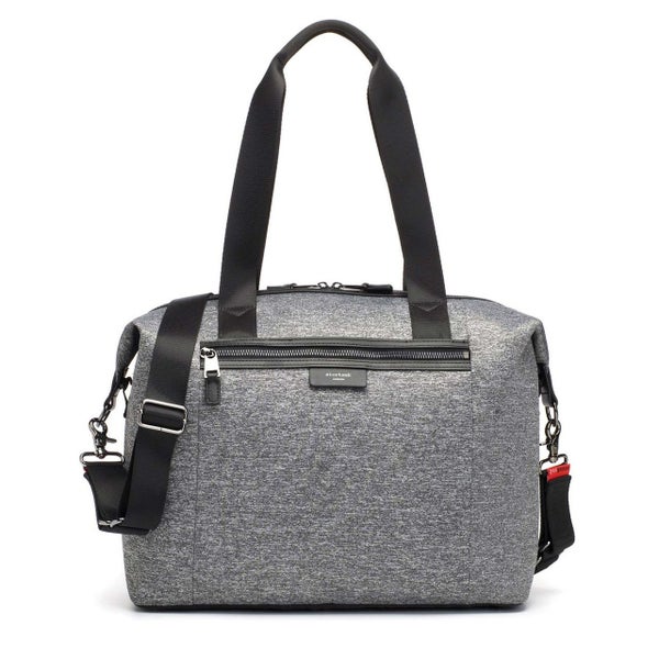 Storksak Stevie Lux Scuba Baby Bag - Grey Carousel 1