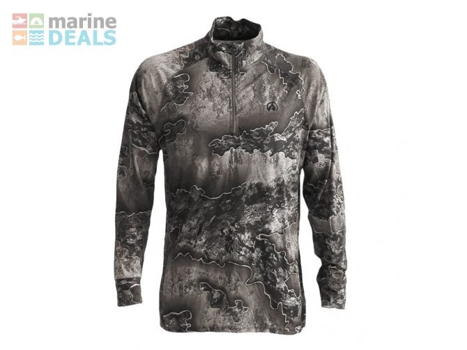 Ridgeline Micro Lite UPF40 Quarter Zip Mens Long … Carousel 2
