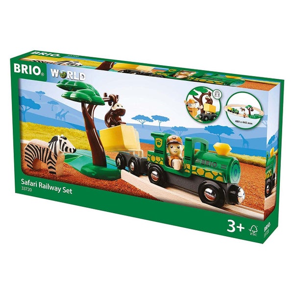 BRIO Safari Railway Set - 17 pieces Carousel 1