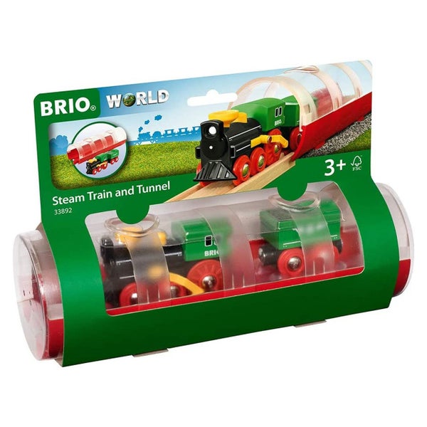 Brio Tunnel & Steam Train - 3pc Carousel 2