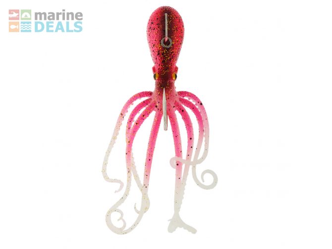 Savage Gear 3D Octopus Soft Jig 35g 10cm Pnk Glow Carousel 2