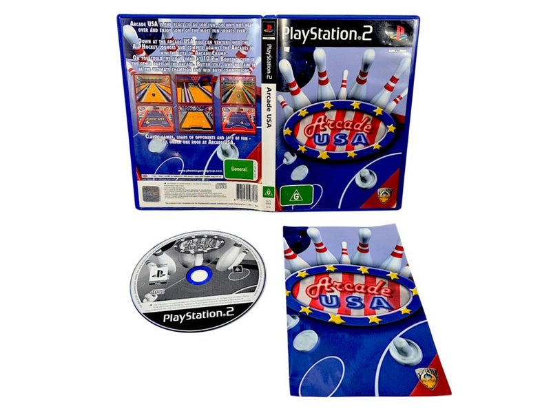 ARCADE USA (Arcade Bowling) PS2 *MINT COMPLETE* Carousel 1