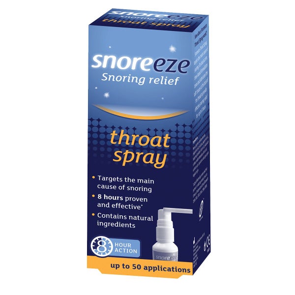 Snoreeze Snoring Relief Throat Spray 23.5ml Carousel 1