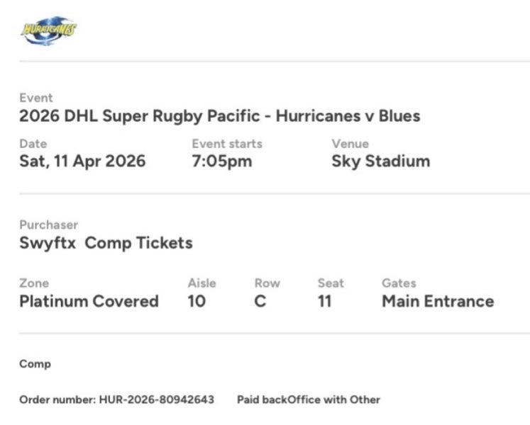 Hurricanes vs blues tickets x2 11/04 Carousel 2
