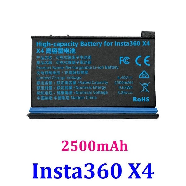 2500mAh High Capacity Battery For Insta360 X4 + Case Carousel 1