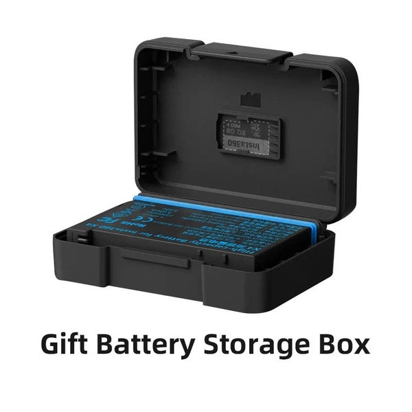 2500mAh High Capacity Battery For Insta360 X4 + Case Carousel 2