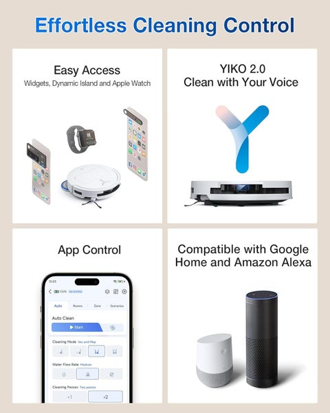 ECOVACS DEEBOT T50 Omni Robot Vacuum Cleaner with Mop Carousel 9