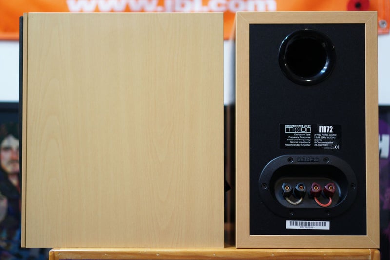 Mission M72 British Audiophile Bookshelf Speakers with Covers - Like New! Carousel 6