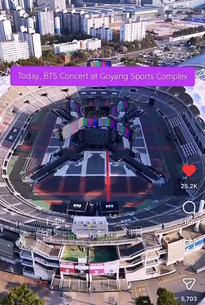 BTS Arirang Concert Ticket - x1 Raymond James Stadium - Tampa Florida USA Carousel 3