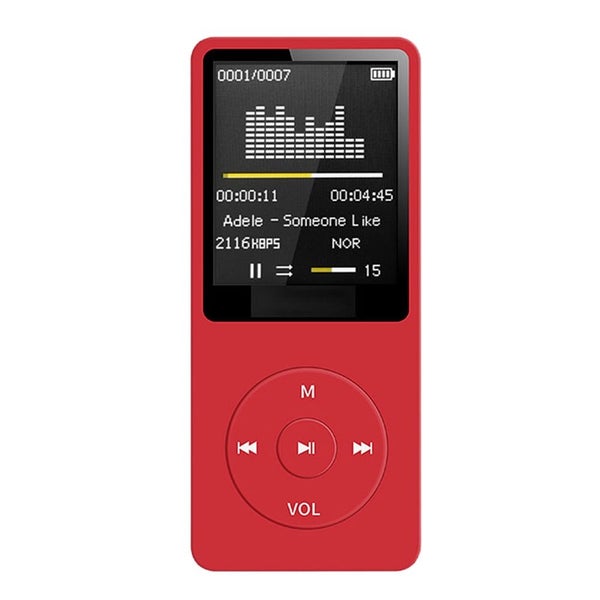 Bluetooth MP3/DVD Player with Accessories Included, Red Carousel 1