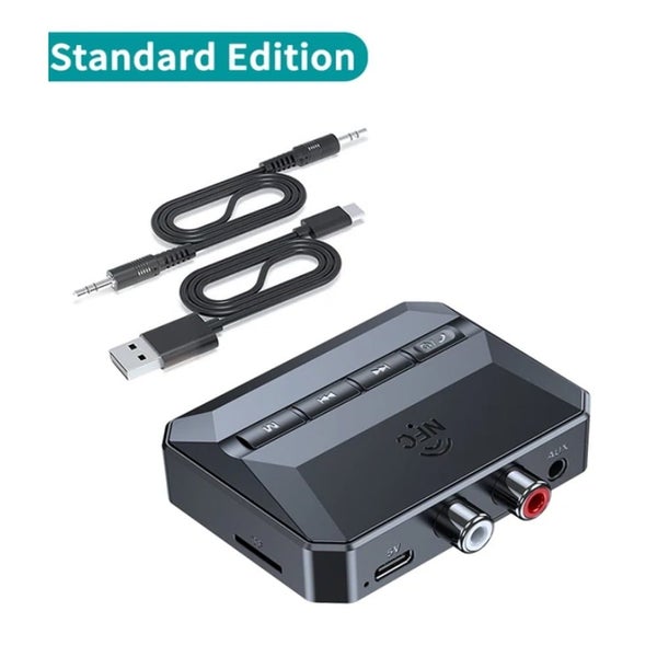 T59 NFC Audio Adapter 3.5MM Aux RCA USB Wireless Receiver Low Latency for Hom Carousel 1