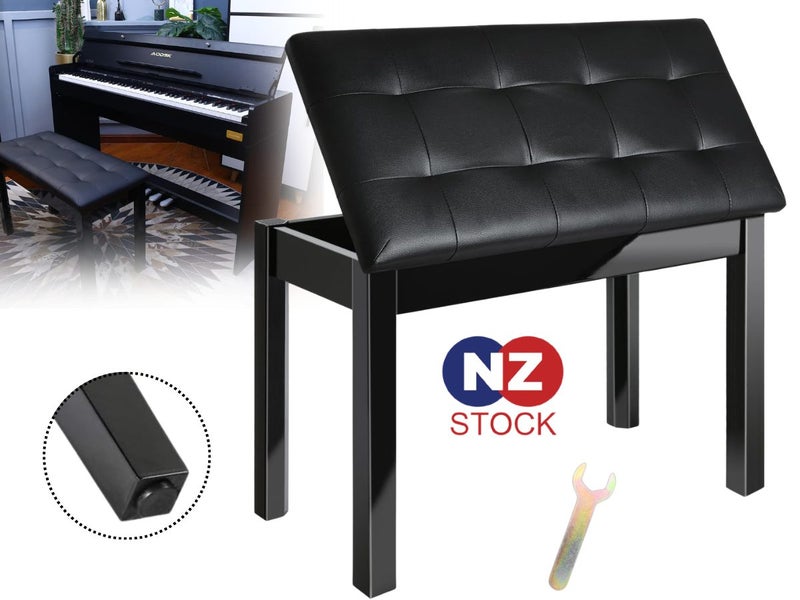 Piano Keyboard Bench Stool Chair Seat