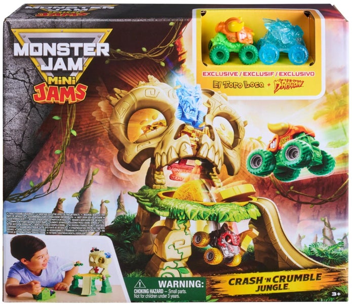 Monster Jam Mini Jams - Crash 'n' Crumble Jungle Carousel 1