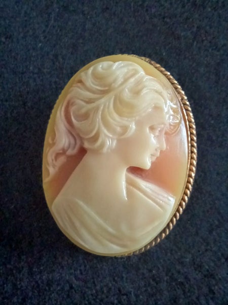 Vintage Brooches - Cameo, Limoges, Turquoise Carousel 2