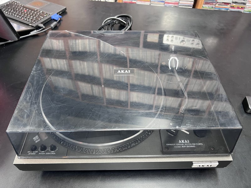Vintage Akai AP206c Turntable Carousel 2