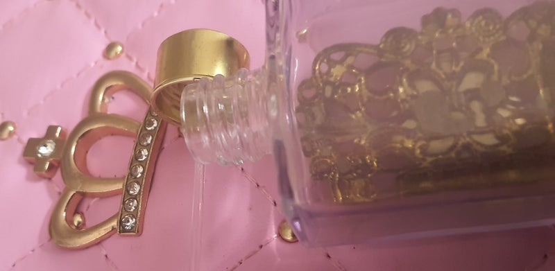 $1RES OPULENCE PORCELAIN ROSE PURPLE PERFUME BOTTLE Carousel 3