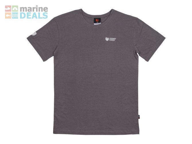 Stoney Creek Kingfish Mens T-Shirt Dark Grey S Carousel 1