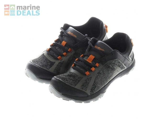 Northside Belmont Trek Mens Hiking Shoes Black/Or… Carousel 1