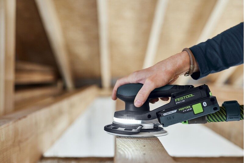 NEW! Genuine Festool 577723 Cordless eccentric sander ETSC 2 150-Basic Bare Tool Carousel 4