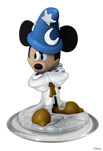 Disney Infinity Crystal Mickey Mouse TRANSPARENT *EXCELLENT - RARE* Carousel 1