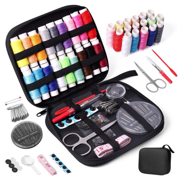 Odies Sewing Kit with Case Portable Sewing Supplies for Home Traveler, Adults Carousel 1
