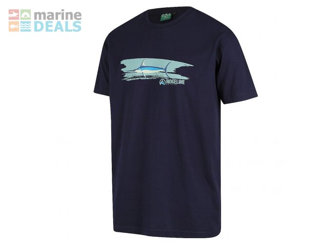 Ridgeline Waterline Marlin Mens T-Shirt Navy 3XL Carousel 1