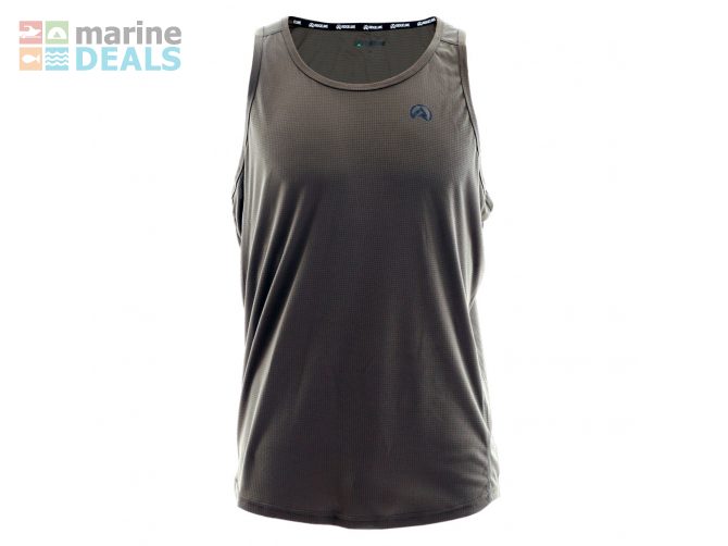 Ridgeline Micro Lite Mens Singlet Forest Green UP… Carousel 1