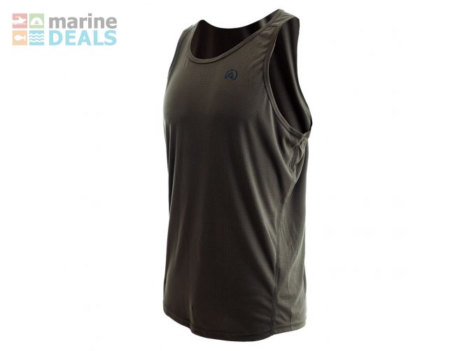 Ridgeline Micro Lite Mens Singlet Forest Green UP… Carousel 2