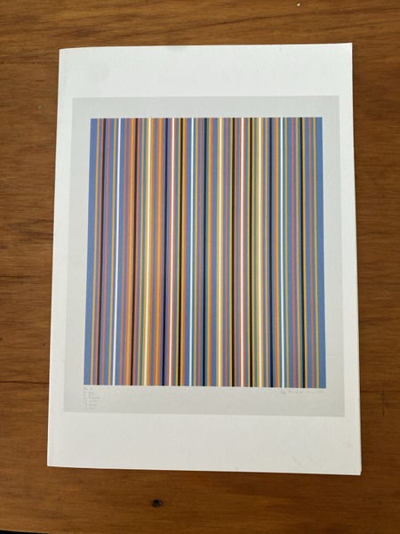 Bridget Riley (born 1931) 2x note cards Carousel 2