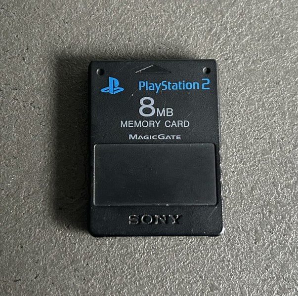 Official Sony Playstation 2 (PS2) Memory Card - Black Carousel 1