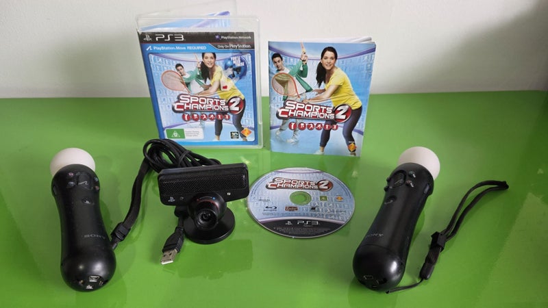 Official Sony PS3 Move Controller x2 + PS3 Camera + Game Carousel 1