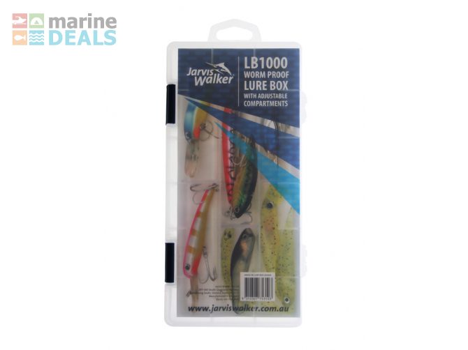 Jarvis Walker Heavy Duty Clear Lure Box 23x12x3.5… Carousel 1