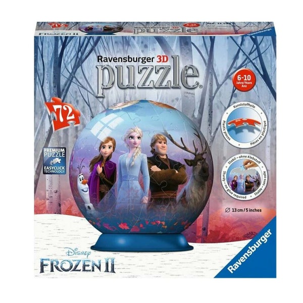 Ravensburger Disney Frozen 2 3D Jigsaw Puzzle Ball - 72 Piece Carousel 2