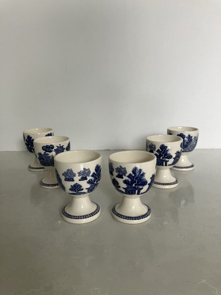 Wedgwood Willow Pattern Egg Cups - 6 available - sold separately