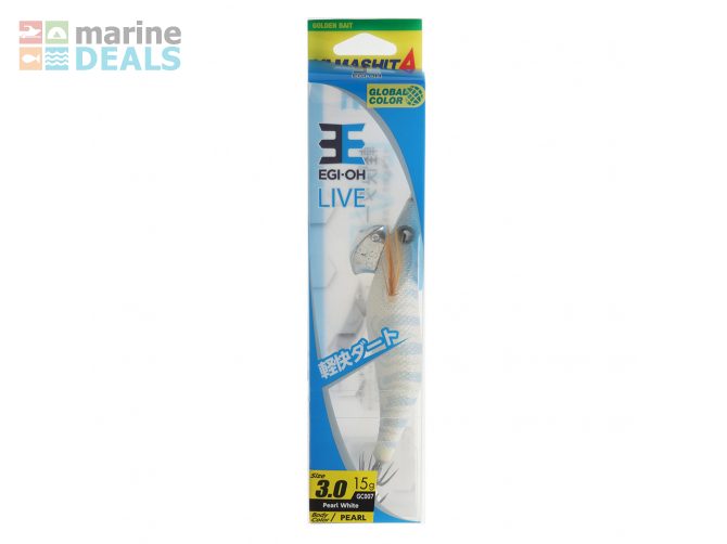 Yamashita EGI-OH LIVE Squid Jig 3.0 90mm Pearl Wh… Carousel 2