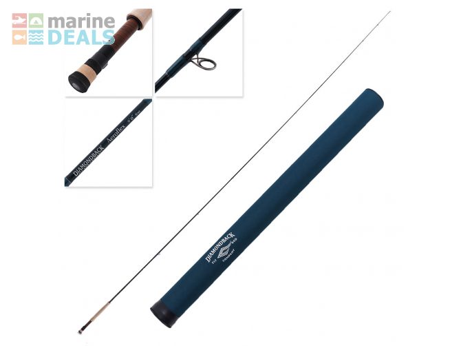 Diamondback Aeroflex Freshwater Fly Rod 9ft 6WT 4… Carousel 1