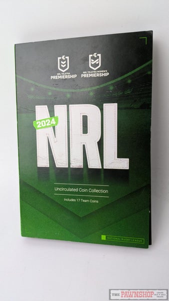 Royal Australian Mint NRL 2024 $1 17 Coin Collection Folder Carousel 1