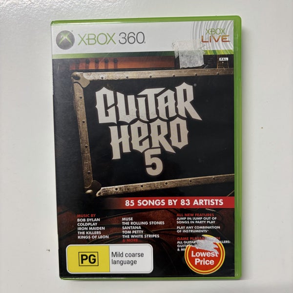 Guitar Hero 5 Xbox 360 Carousel 1