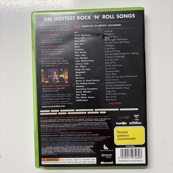 Guitar Hero 5 Xbox 360 Carousel 2