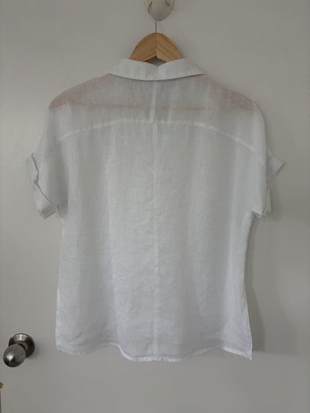 Among the brave white linen shirt szS Carousel 2
