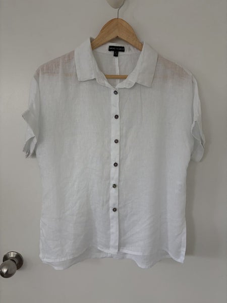 Among the brave white linen shirt szS Carousel 1