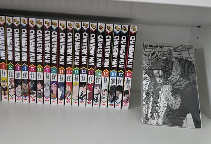 Manga Chainsaw Man vol 1-18 + Metal Plate (Open to Offers) Carousel 4