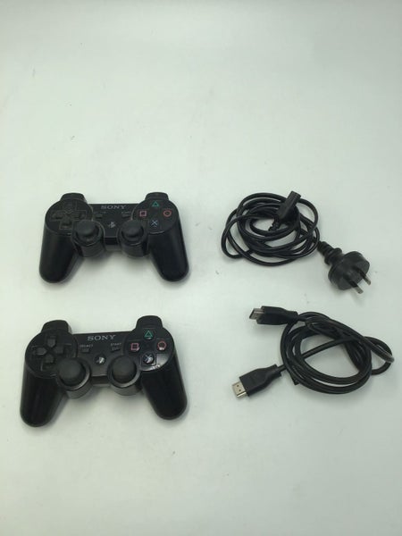 * 160GB Slim PS3 Console w/ 2 Dualshock Controllers & Cables! * Carousel 4