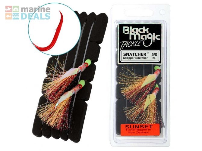 Black Magic Sunset 5/0 Snapper Snatcher Flasher.. Carousel 1