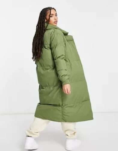 Plus Size Khaki Longline Puffer Coat ~ Size 24-28 Carousel 2