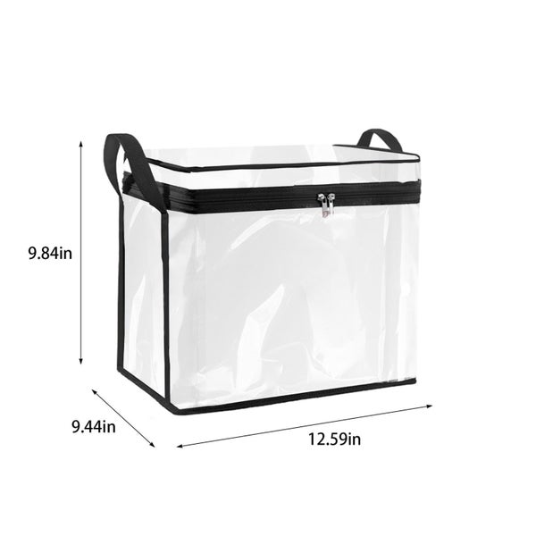 Comic Storage Box, Foldable DVD Storage Box, Comic Book Transparent Storage B Carousel 2
