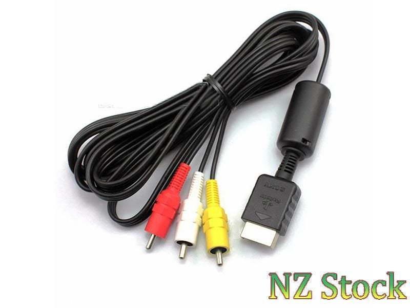 PS2 PS3 AV Audio Video Cable (Auckland Stock) Carousel 1