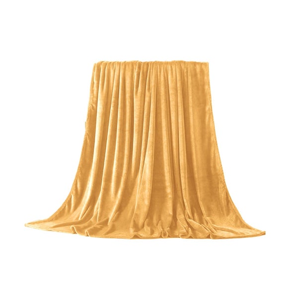 Solid Color Upgraded Fleece Throw Blanket Suitable for Multiple Scenarios Sui Carousel 1