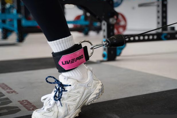 Livepro Ankle Cable Cuff Pink x 2 Carousel 3